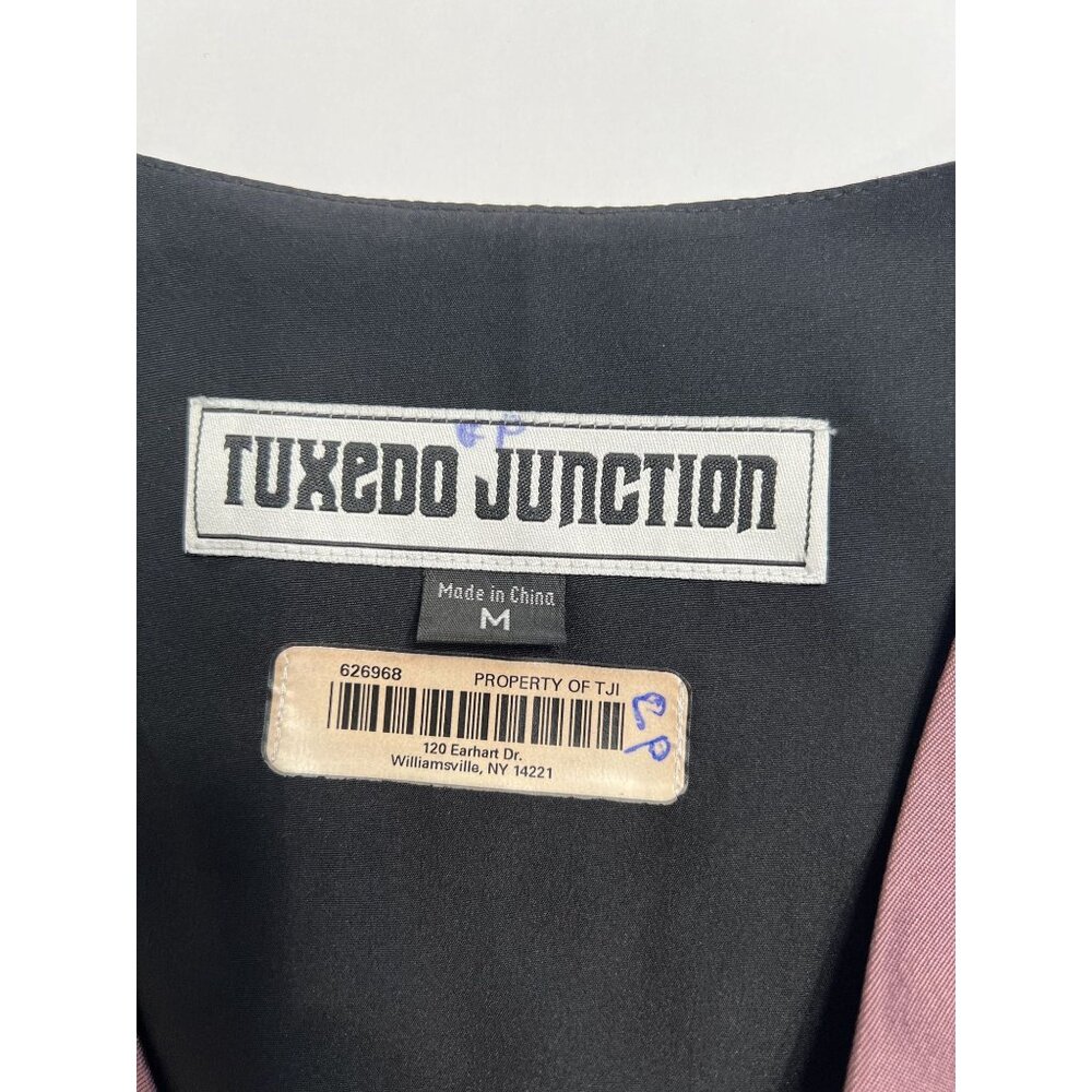 Tuxedo Junction 5 Button Suit Vest In Mauve Pink - image 3